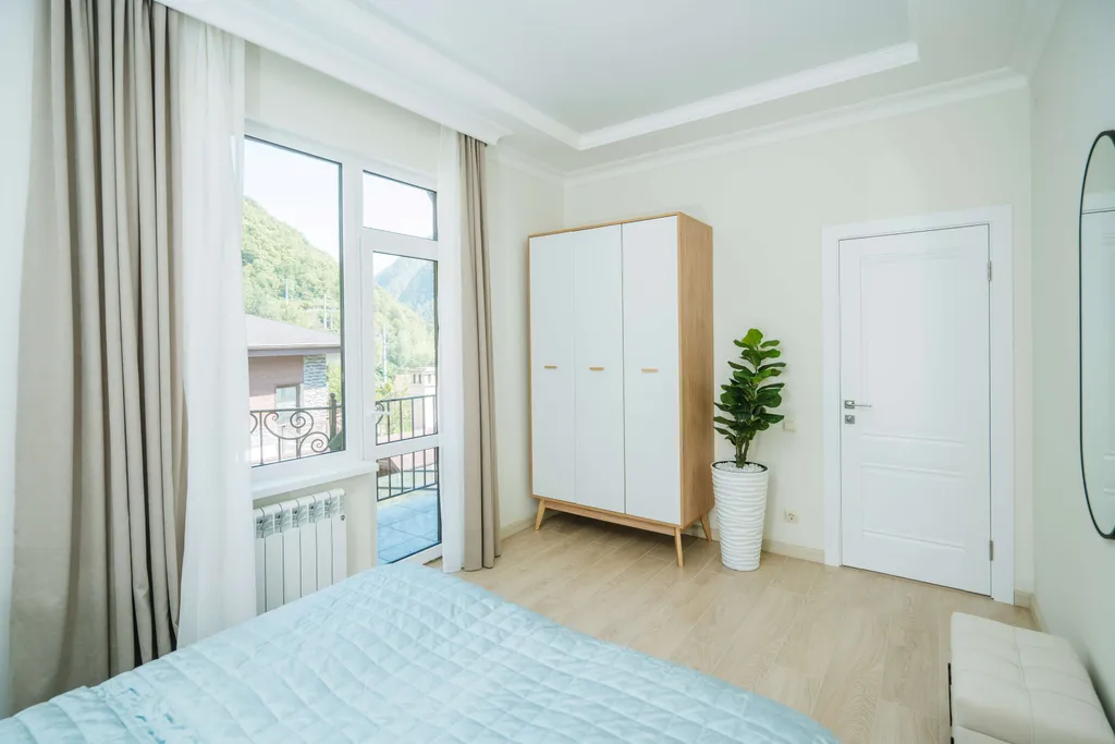 Вилла с бассейном и панорамной баней