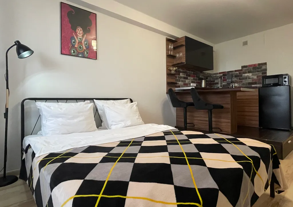 Квартира Студия для двоих с кондиционером с прекрасным видом на город — аренда посуточно в Ижевск