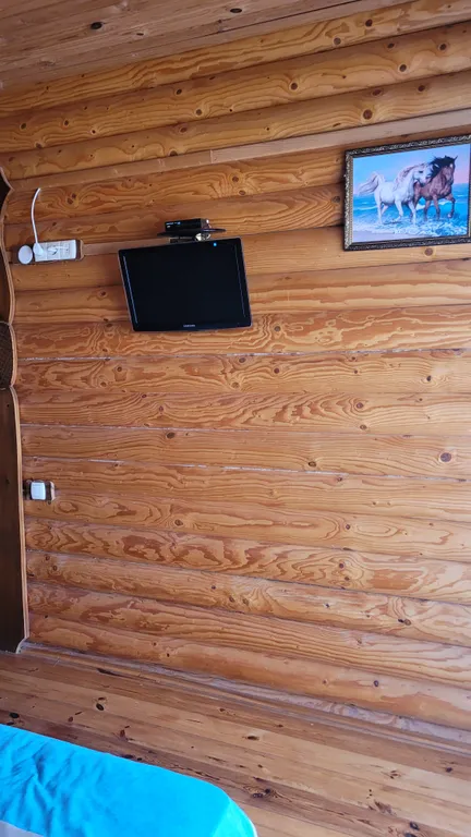 Деревянный домик возле моря