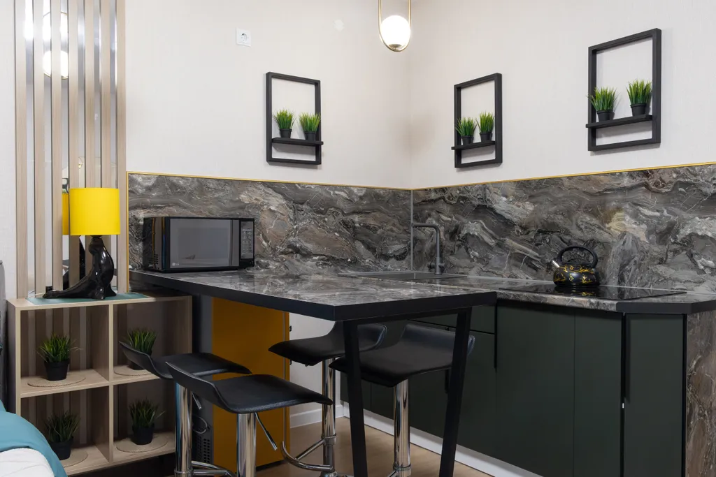 Уютная студия с дизайнерским ремонтом в новом ЖК класса комфорт плюс