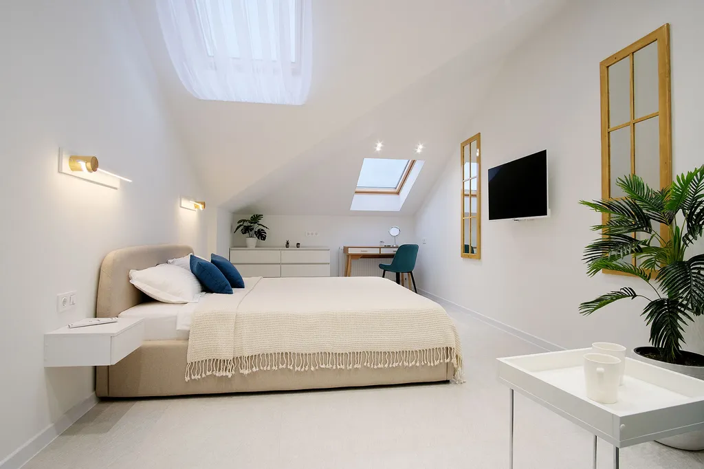 Квартира Квартира Дизайнерская мансарда в 150 метрах от моря — Геленджик