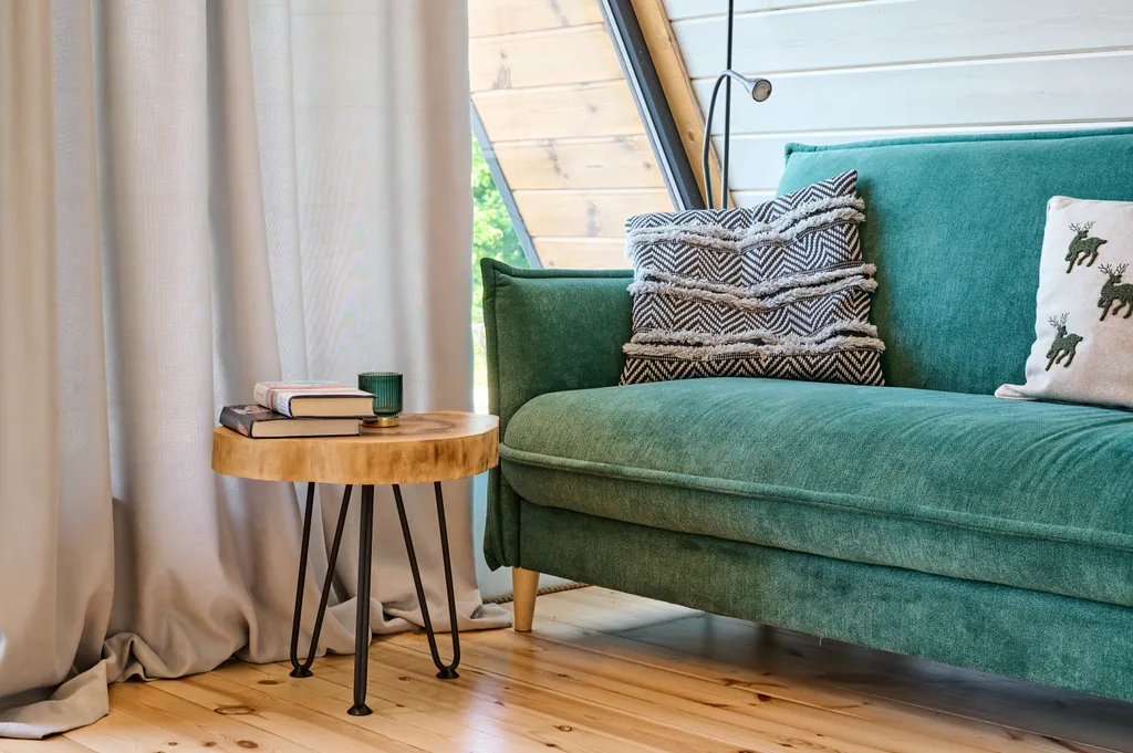 Уютная А-фрэйм хижина в горах Адыгеи