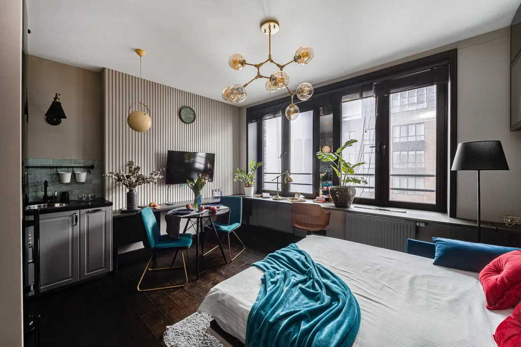 Квартира Квартира Black emerald с сауной в ЖК Савеловский сити — Москва