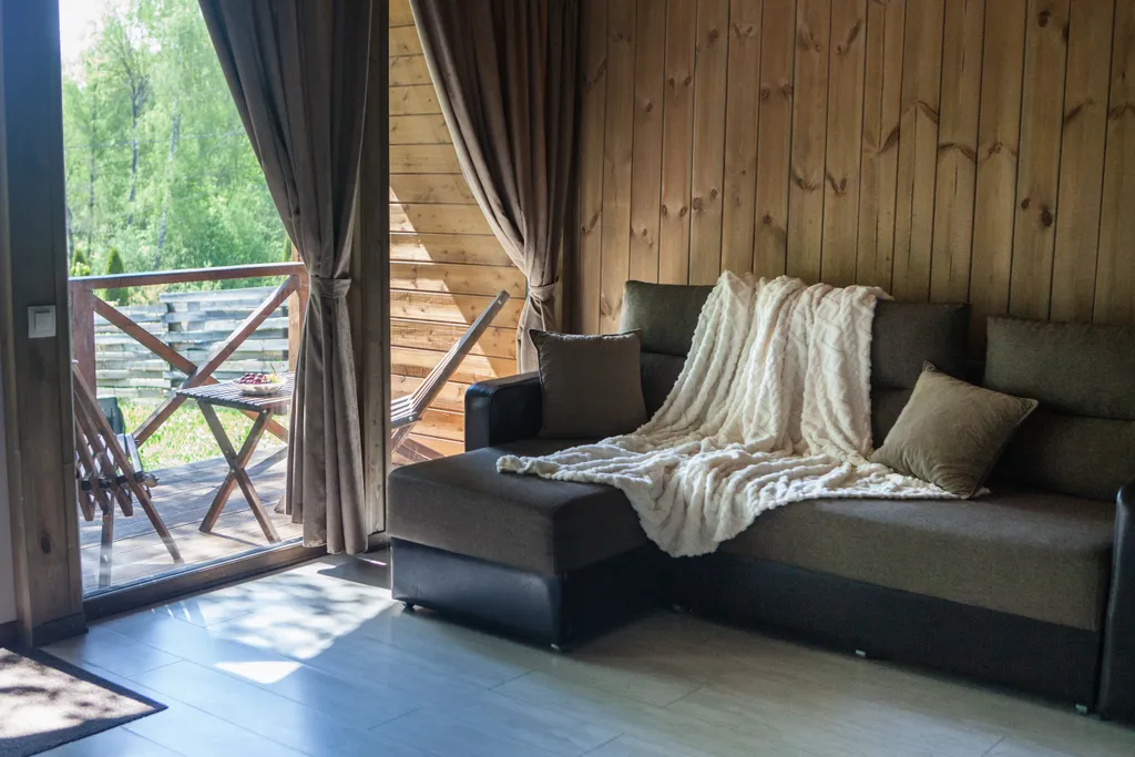 Барнхаус ВЕСНА с камином и баней