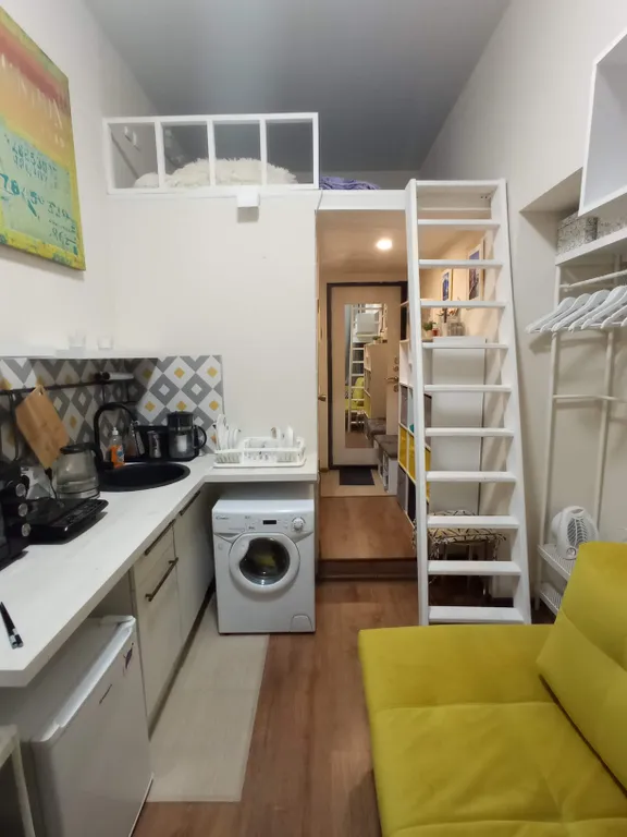 Квартира Квартира Уютная студия рядом с университетом Лесгафт — Санкт-Петербург