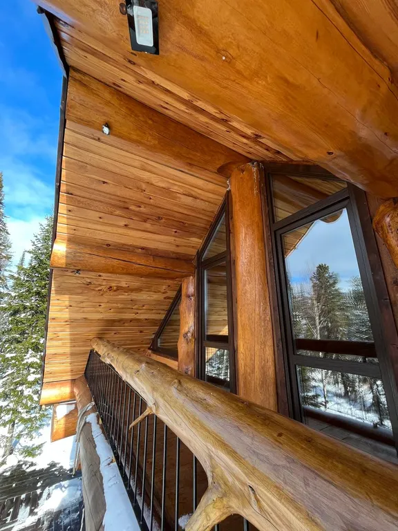 Шикарный дом из бревна