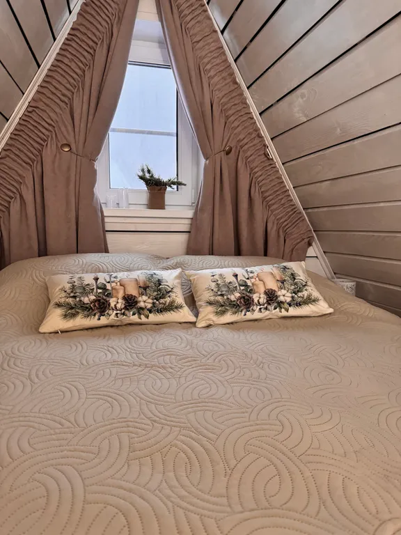 Уютный домик с банным чаном на территории