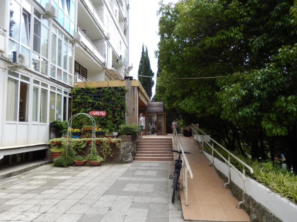 Апартаменты в корпусе санатория Светлана с видом на море