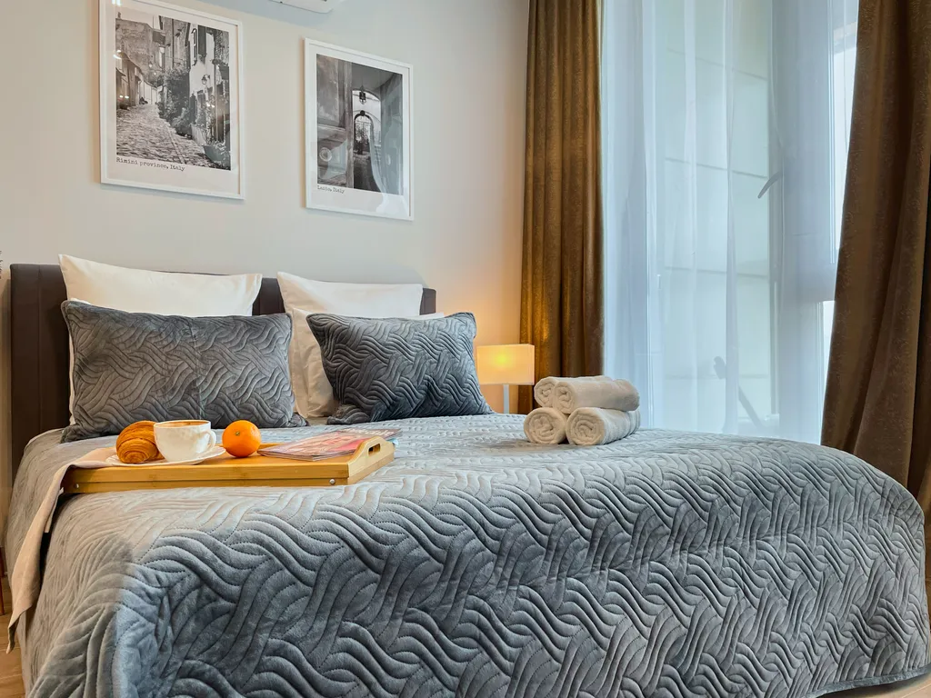 Квартира Улучшенные Loft видовые апартаменты метро ЦСКА 3 мин — Москва