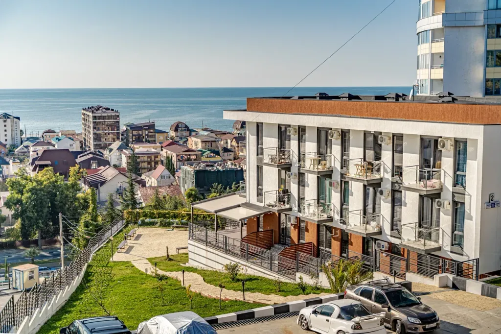 Квартира Апартаменты с балконом с прямым видом на море — Адлер