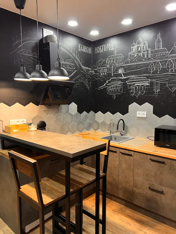 Студия с кондиционером в стиле Лофт