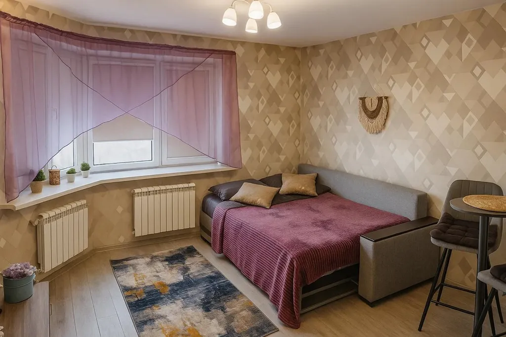 Уютная студия в живописном районе рядом с аэропортом