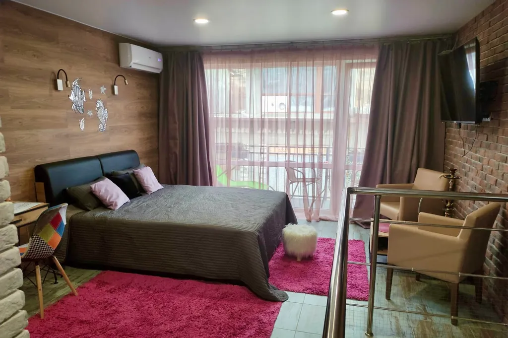 Двухуровневая квартира в Коктебеле с кондиционером недалеко от моря — аренда посуточно в Коктебель