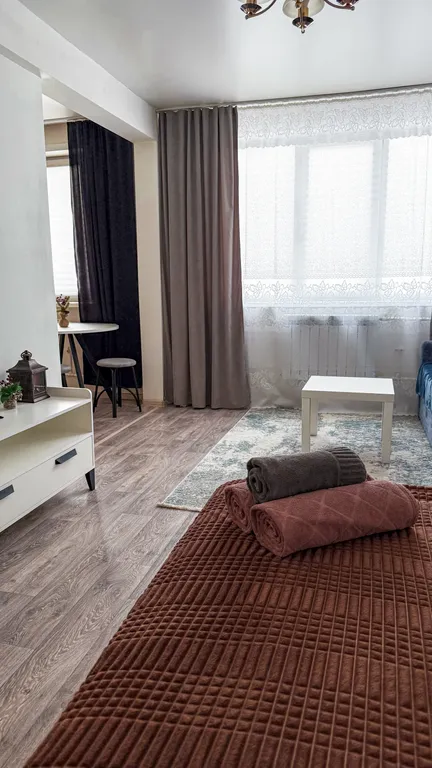 Квартира-студия на въезде и выезде из города