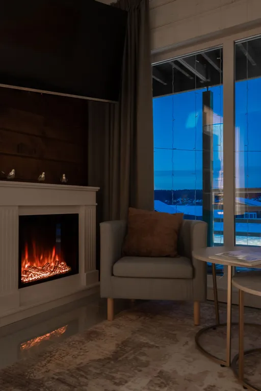 Новый дом с видом на озеро, сауной, гриль-домом и детской площадкой