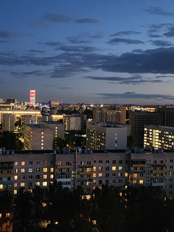 Квартира Квартира Уютная студия с красивым видом из окна — Санкт-Петербург