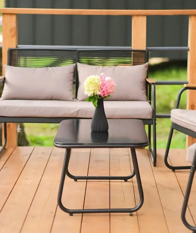 Дом A-frame Lux с дровяной купелью и мангальной зоной.