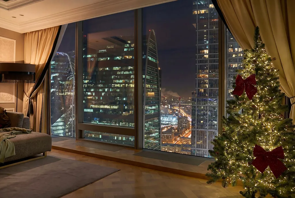 Апартаменты View в Москва-Сити — Захватывающий вид на город 49 этаж