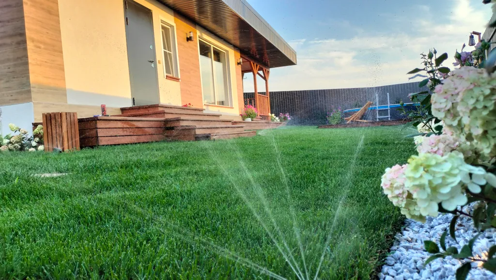 Домик с баней и бассеином