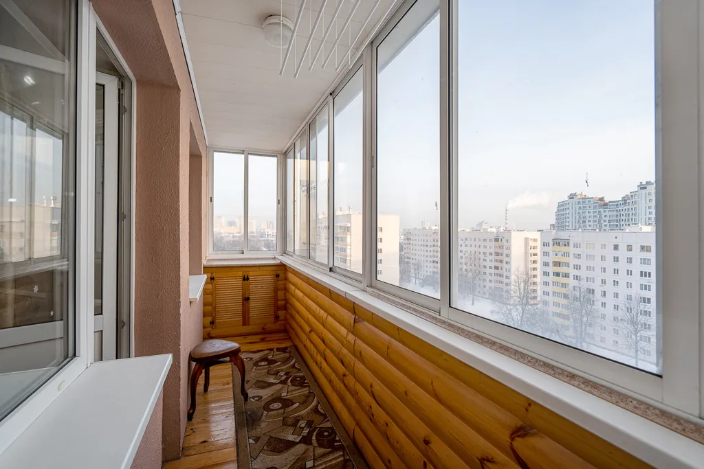 Трехкомнатная квартира с видом на реку Свислочь