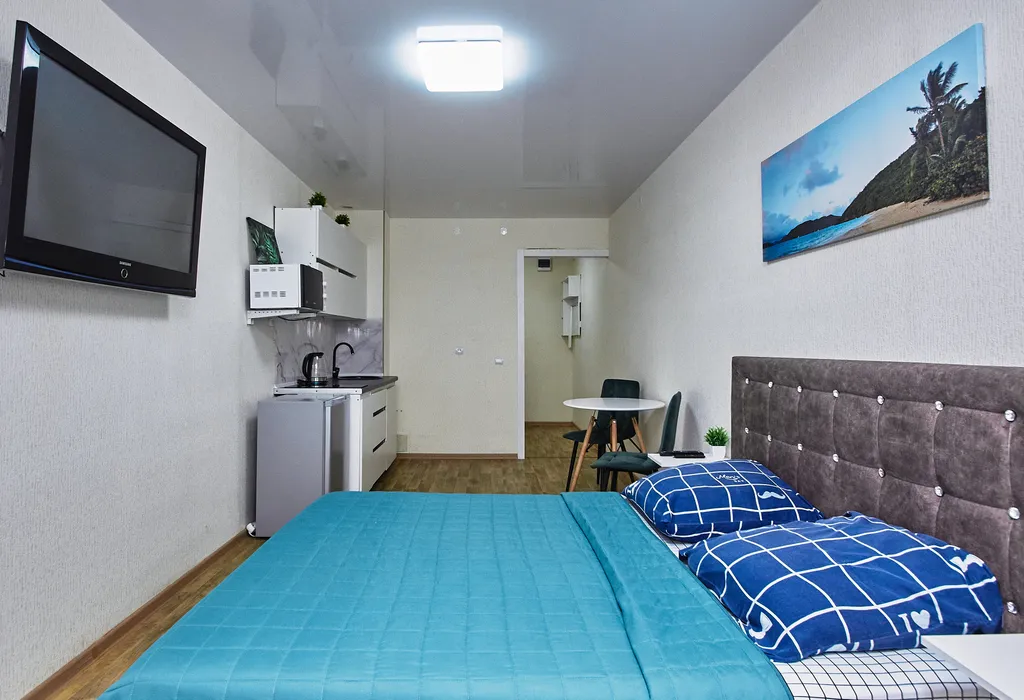 Студия с красивым видом