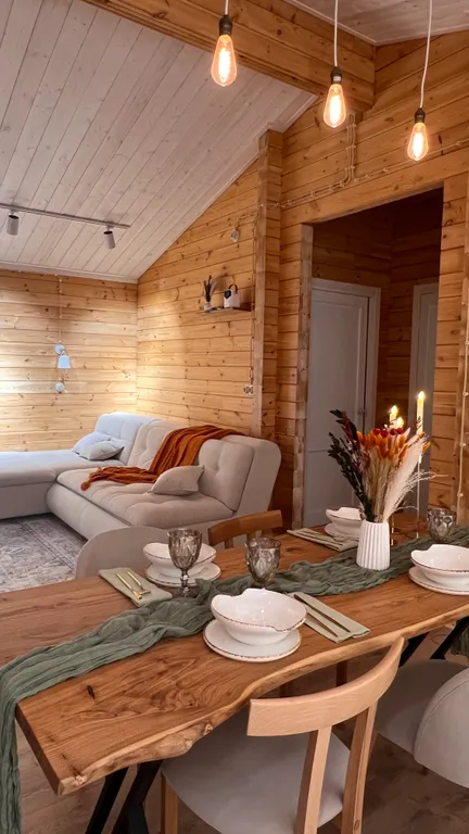 Цей коттеджи с видом на цейские горы