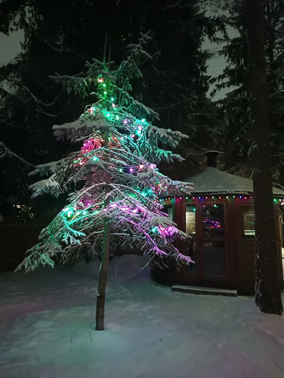 Коттедж с теплым бассейном и баней на дровах