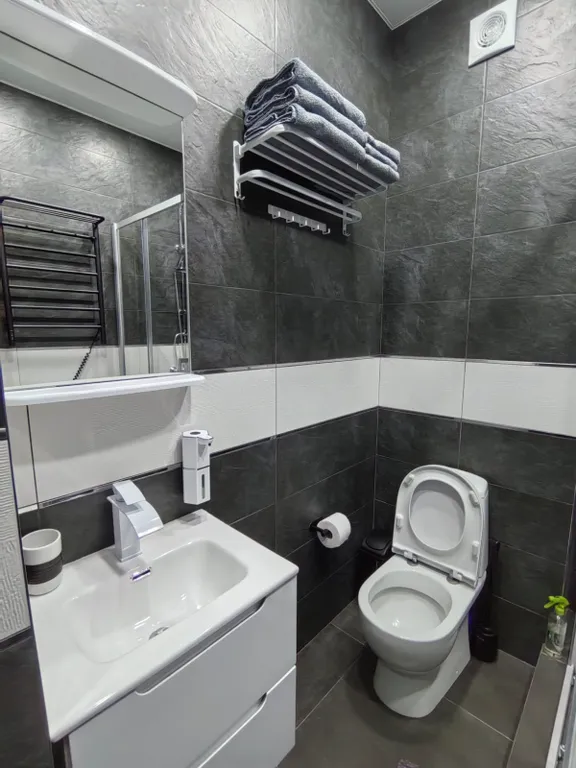 Уютная студия у подъёмника, парковка, бесконтактное заселение, wi-fi