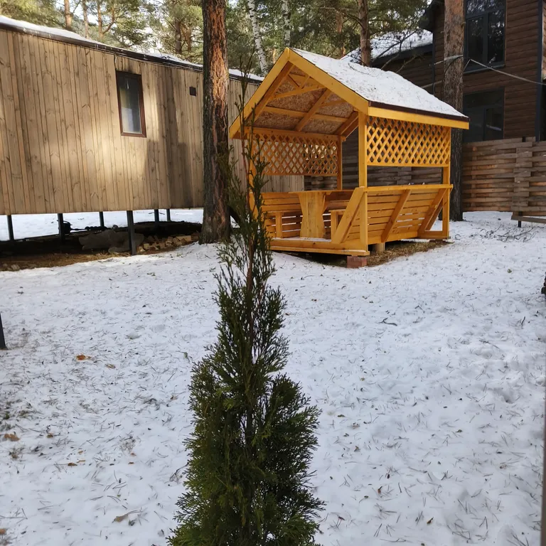 Коттедж Новый уютный дом в хвойном лесу вблизи поселка — Архыз