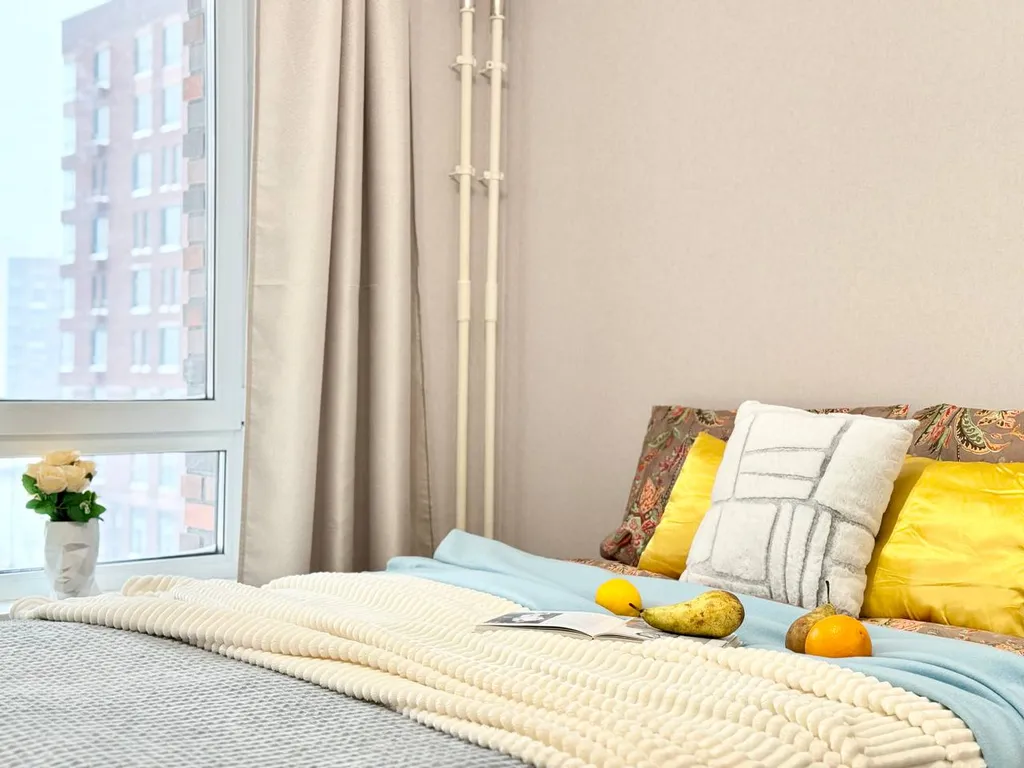 Уютная евро-двухкомнатная квартира в Лайково