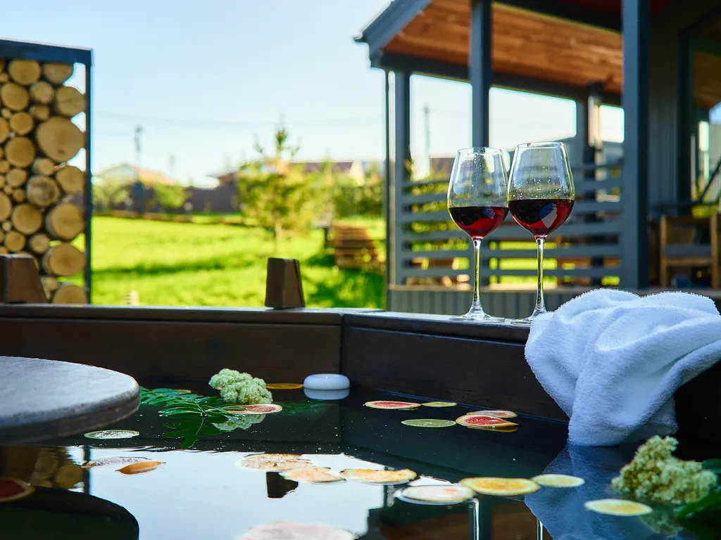 Аренда дома с баней и чаном в окружении леса