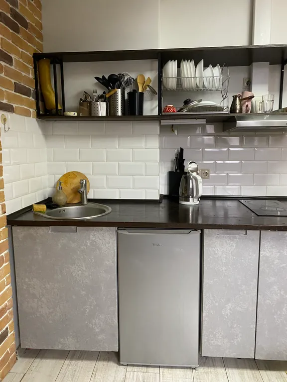 Уютная студия-мансарда с видом на горы