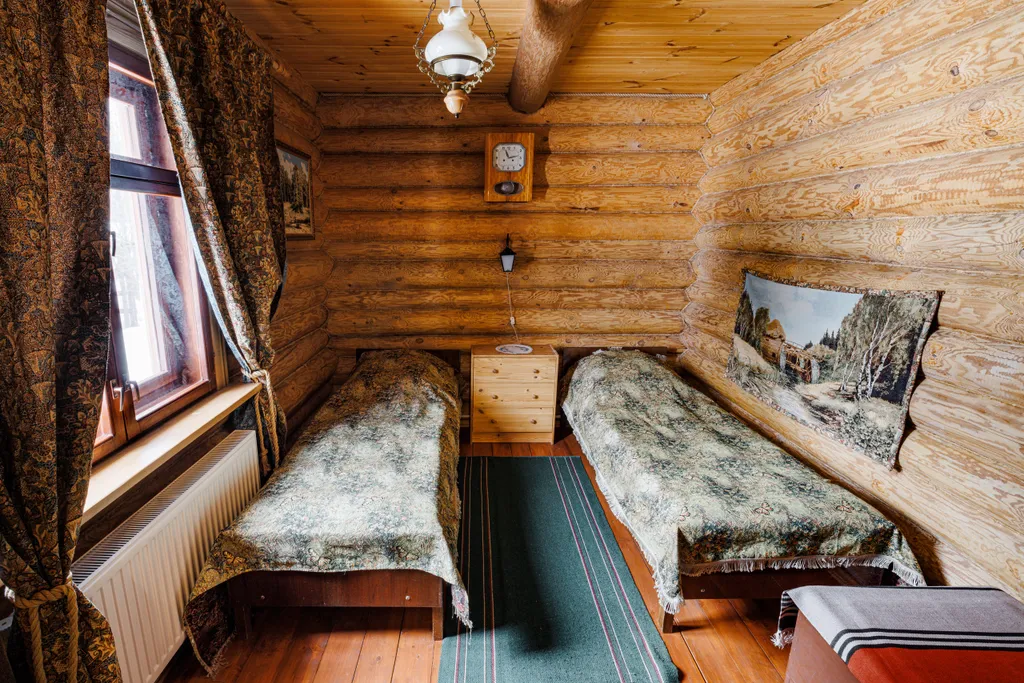 Дом в стиле Rustic с баней на дровах