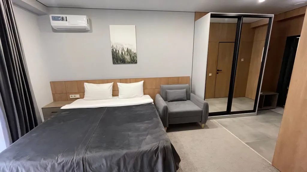 Трёхместный номер с балконом в панорама ачишхо