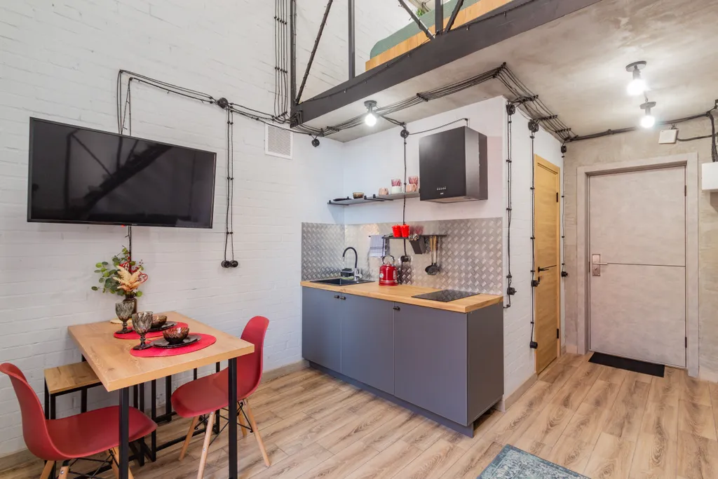 Квартира Современная двухуровневая квартира в стиле loft — Ростов-на-Дону