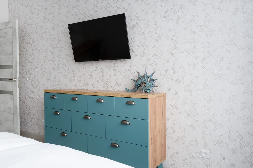 Квартира Уютна квартира Pavlov "Лазурь" с ванной и балконом — Калининград