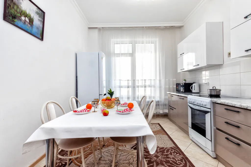 Уютная трёхкомнатная квартира с тремя двухспальними кроватями