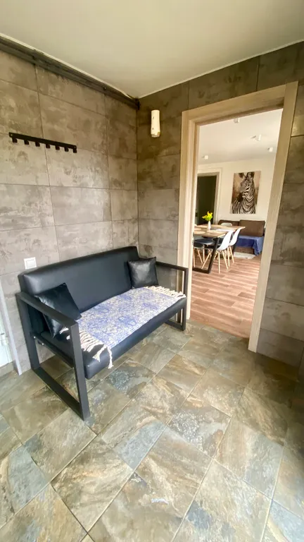 Домик Рокс с баней, банным чаном и чашей для купания