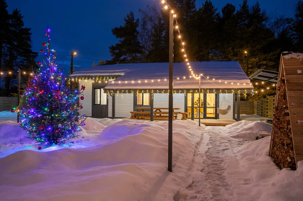 Коттедж Эко-дом Пчёлка в живописном лесу — Минино (Раменский м/о)