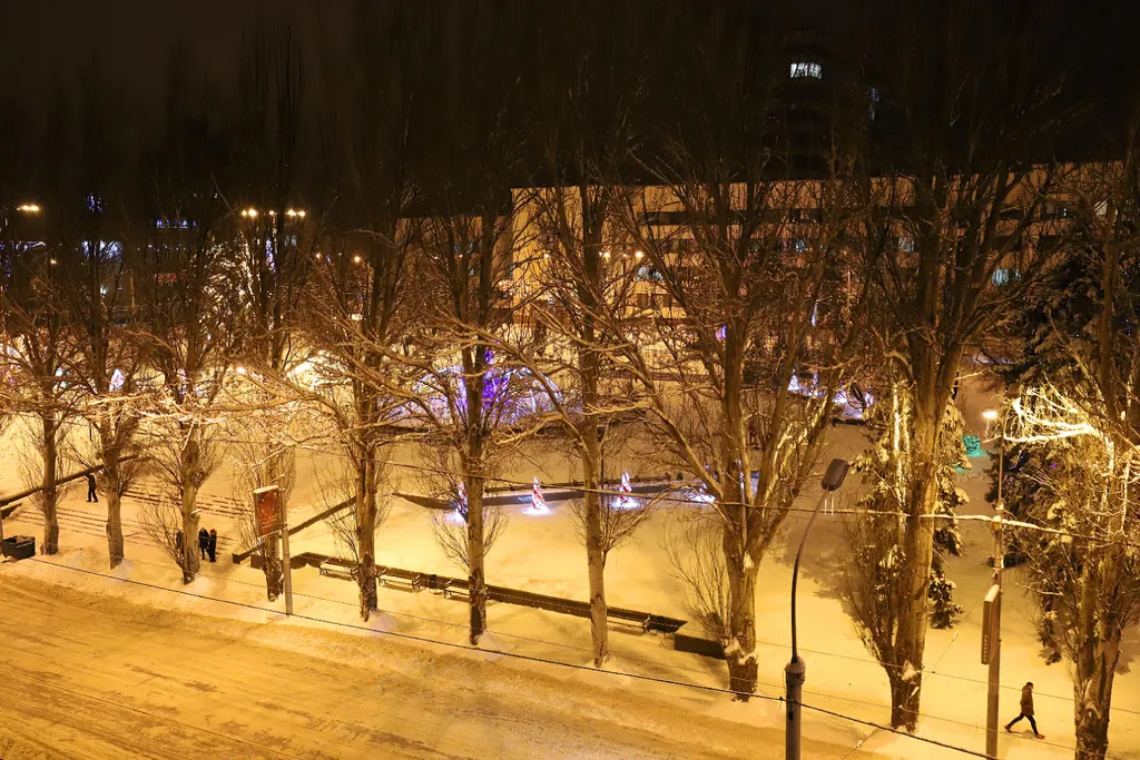 Панорамный вид на площадь Ленина и центр