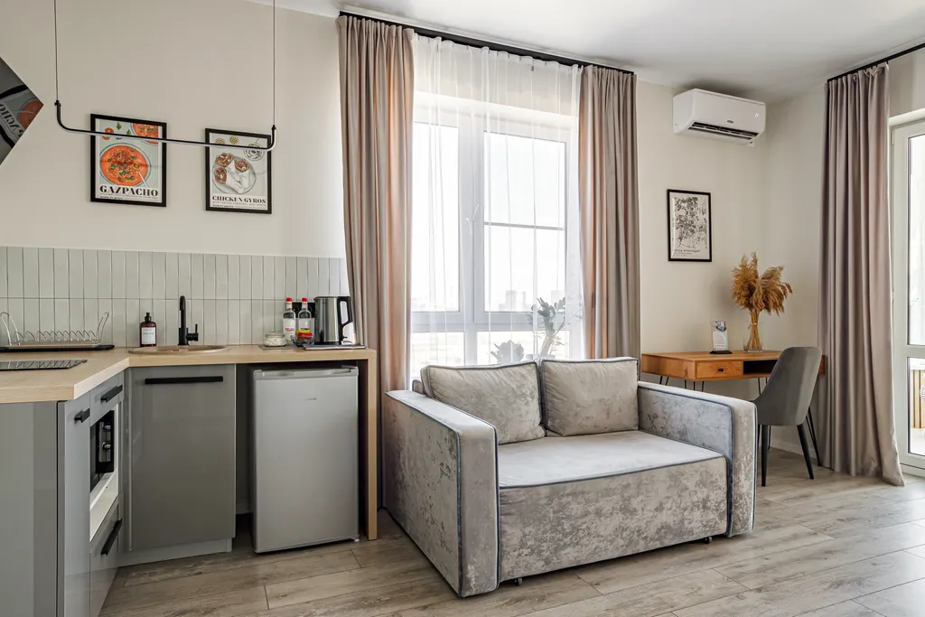 Видовая студия в комфортном доме