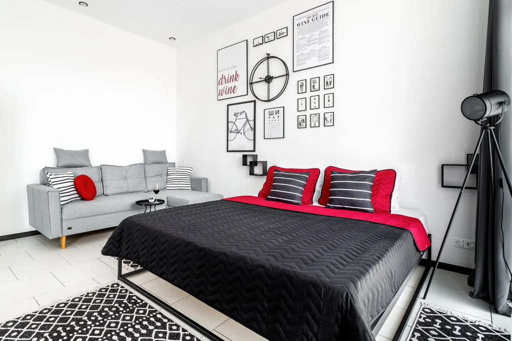 Квартира Квартира Дизайнерская студия с видом на море от Home Group apartments — Геленджик