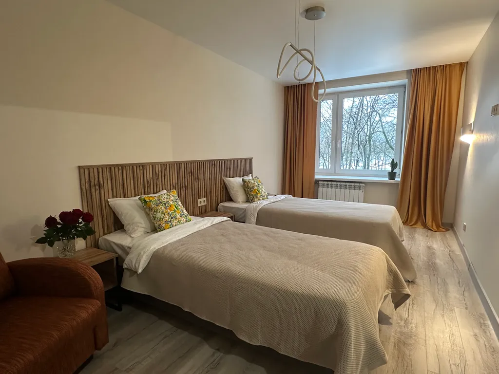 Квартира Уютная трехкомнатная квартира — Санкт-Петербург