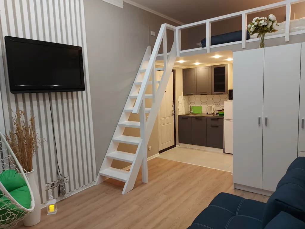 Двухярусная студия возле Онкоцентра