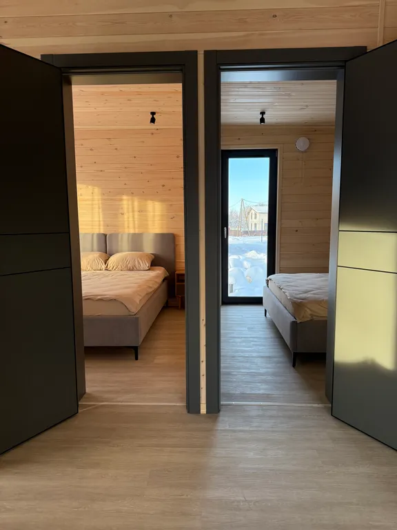 Панорамный дом с видом на реку