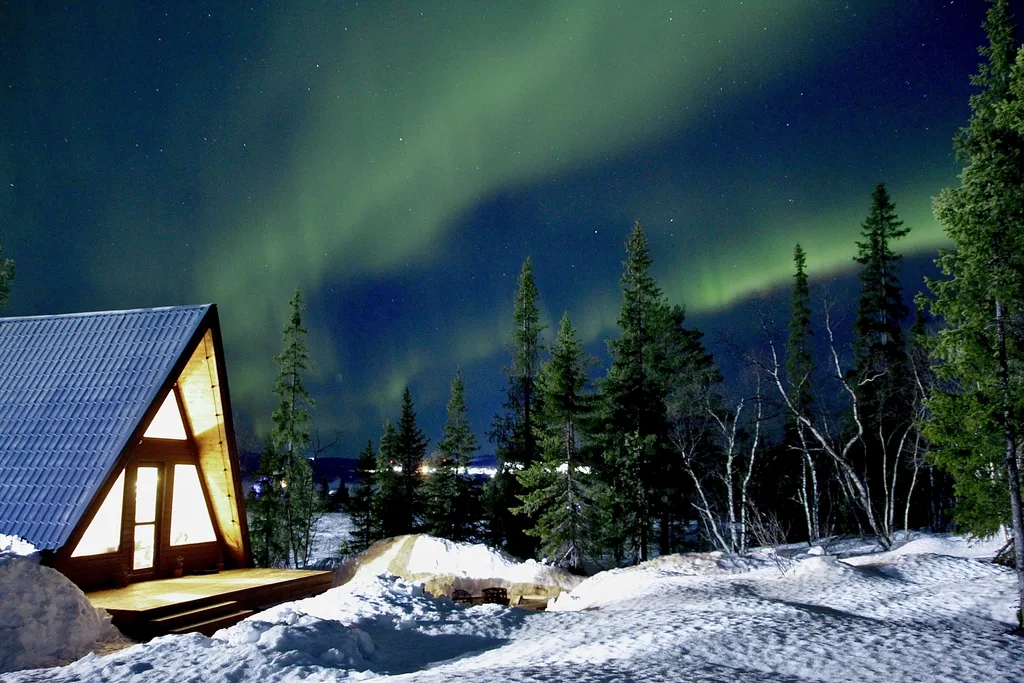 Сказочный дом для отдыха с панорамной банькой на дровах Hygge House