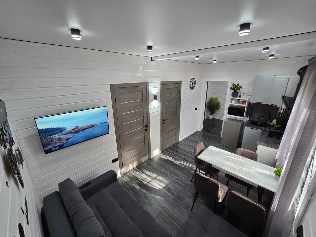 Дом с русской жаркой баней в Карелии