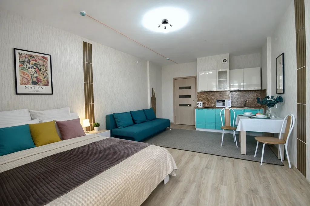 Студия до 4х гостей в ЖК Гулливер