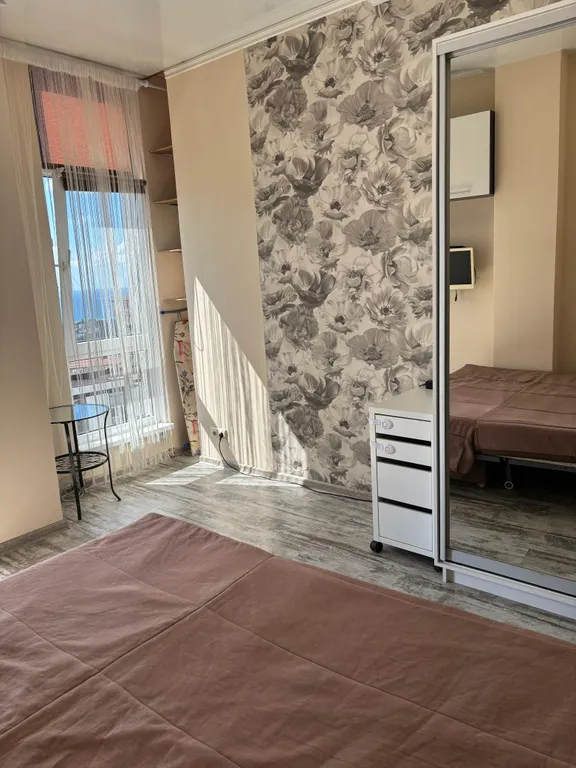 Квартира Квартира Однушка с балконом с видом на море — Сочи