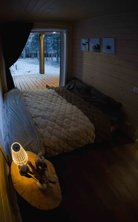 Уютный дом в лесу с панорамой и СПА комплексом